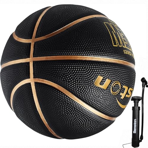 Senston 29.5'' basketball in Black and Gold