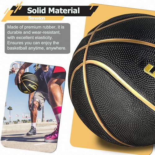 Side profile of Senston basketball texture