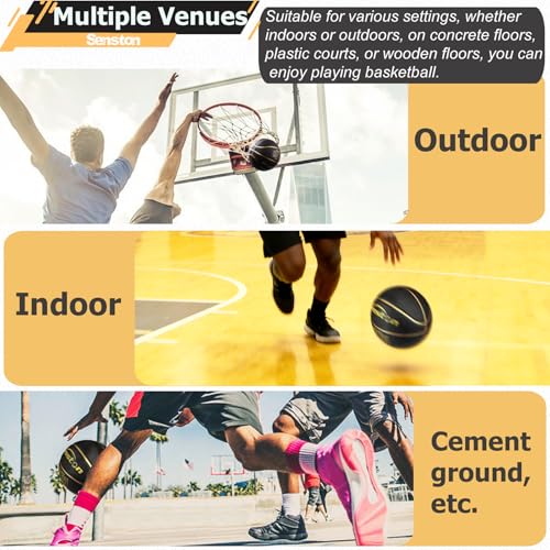 Senston basketball with included air pump