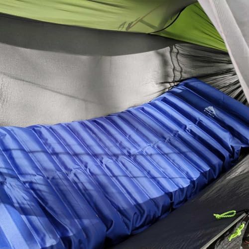 Side profile of hanging hammock