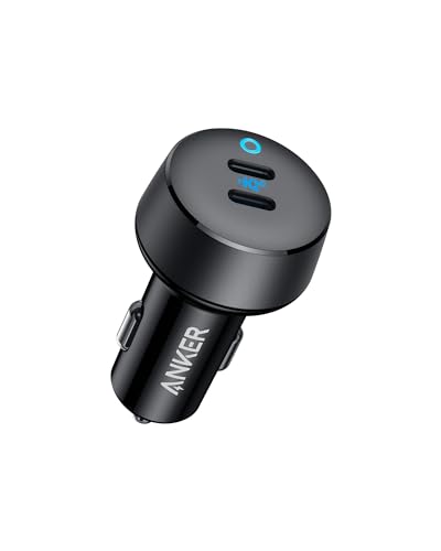 Anker 40W 2-Port USB-C car charger front view