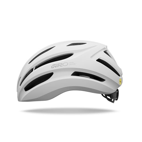 Matte White Giro Isode MIPS II helmet top view