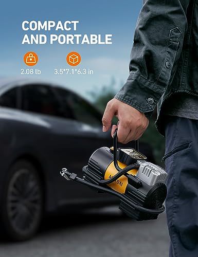 AstroAI tire pump nozzle attachments