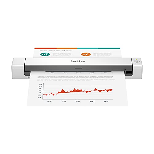 Brother DS-640 Compact Mobile Document Scanner front view