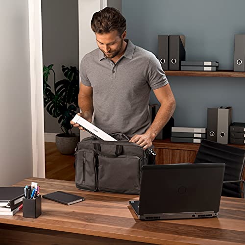 Brother DS-640 scanner with document being processed