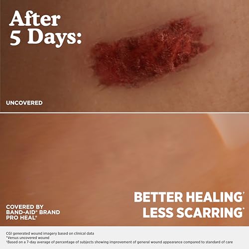 Band-Aid Pro Heal waterproof test visual