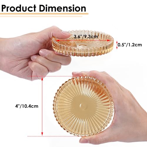 OGANAZI coasters showing raised edge design