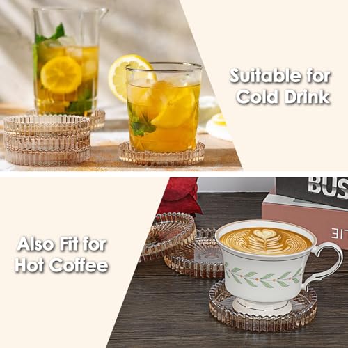 OGANAZI glass coaster set for drinks