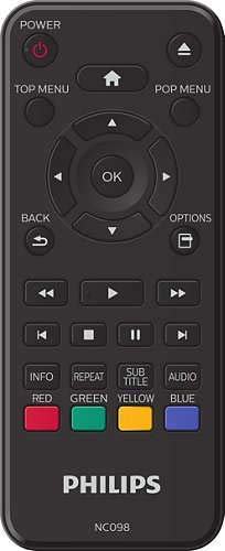 Philips BDP1502 media player rear port connectivity