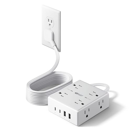 SUPERDANNY Extension Cord Flat Plug