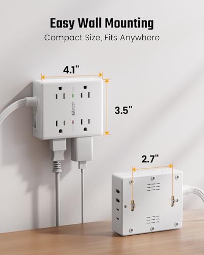 SUPERDANNY Mountable Power Strip