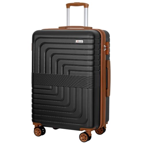 Romswi 26-inch black hardshell luggage
