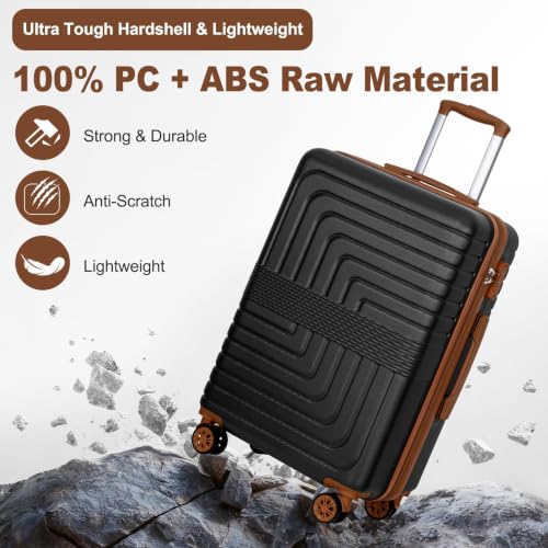 Close up of TSA lock on Romswi suitcase