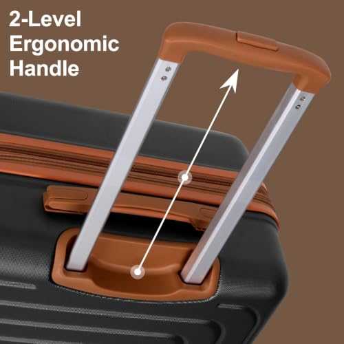 Interior view of Romswi 26-inch luggage