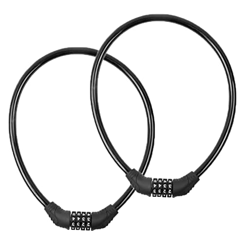 KAMSANG 2-Pack bike lock set in black
