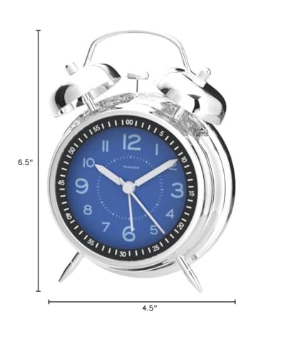 Peakeep 4-inch clock showing battery compartment