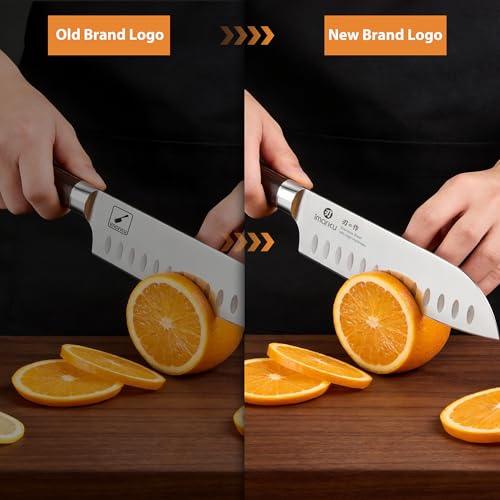 Imarku knife blade showing 15 degree angle
