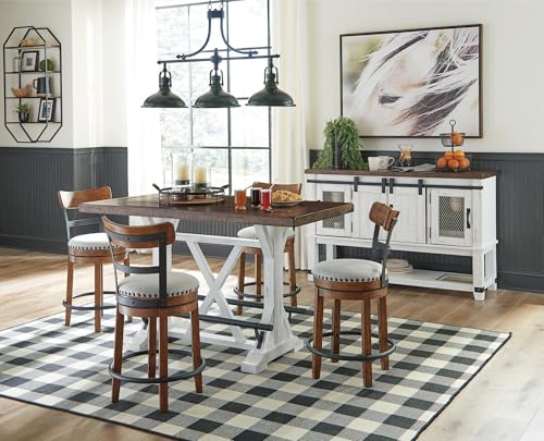 Valebeck Counter Stool with casual-industrial style