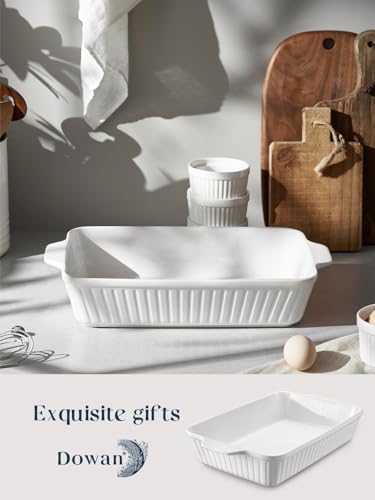 Soft white rectangular baking pan