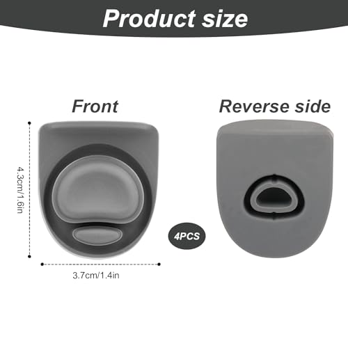 Close up of gray silicone stopper for Owala FreeSip bottles