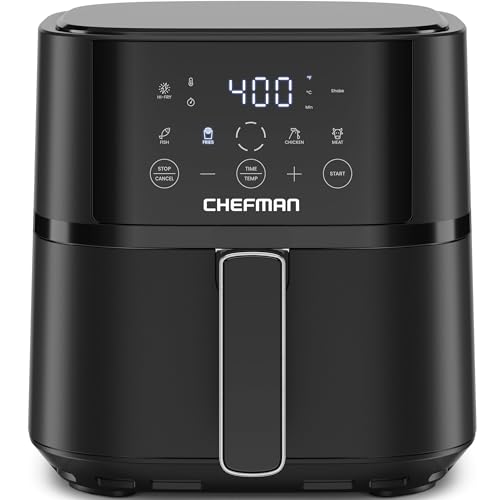 Chefman 4 QT Compact Air Fryer in black