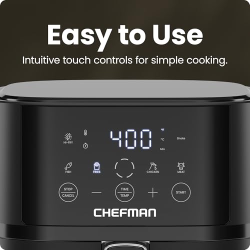 Chefman air fryer side profile view
