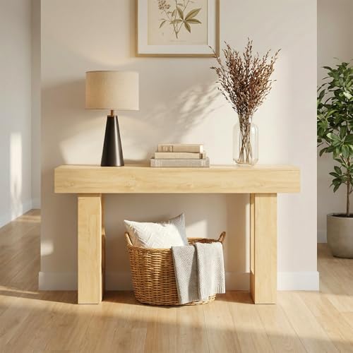 Close up of DUMOS console table legs and support