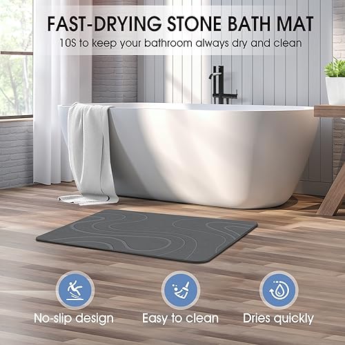 VEELOIM bath mat dimensions 1'4" x 2'