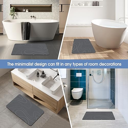 Non-slip base of VEELOIM bath mat