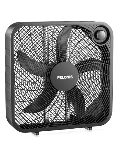 PELONIS 20 Inch Box Fan front view