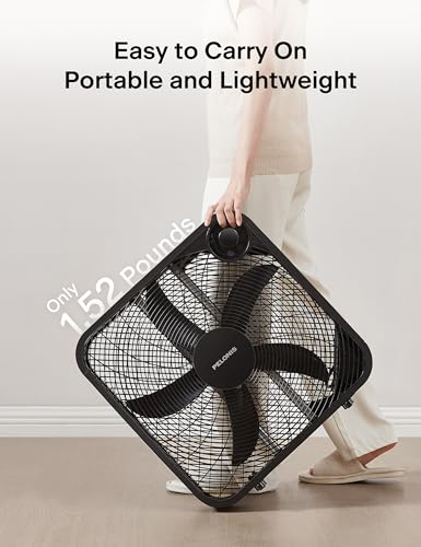 PELONIS portable fan in bedroom setting