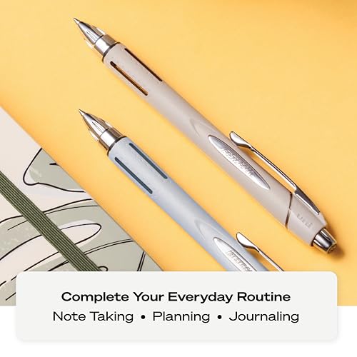 Black ink Uni-Ball Jetstream writing sample