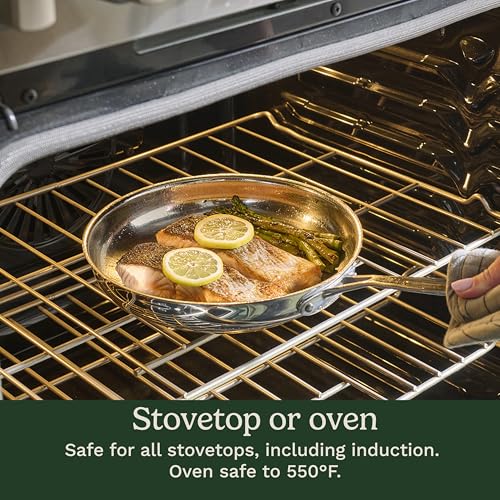 Cuisinart 8 inch and 10 inch stainless steel skillets