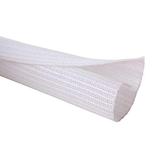 Alex Tech 10ft 1/2 inch cord protector in white