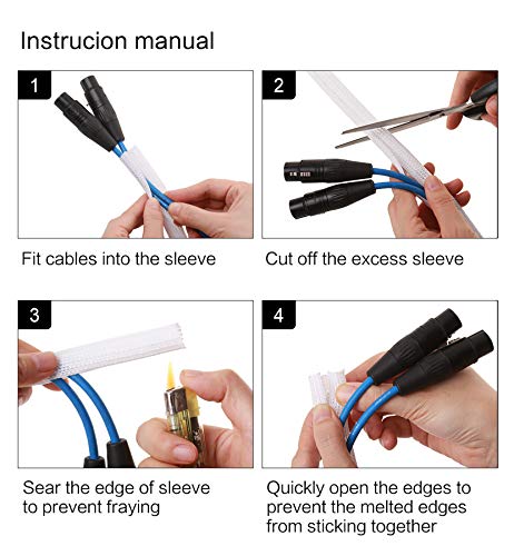 Alex Tech wire sleeve packaging and product length