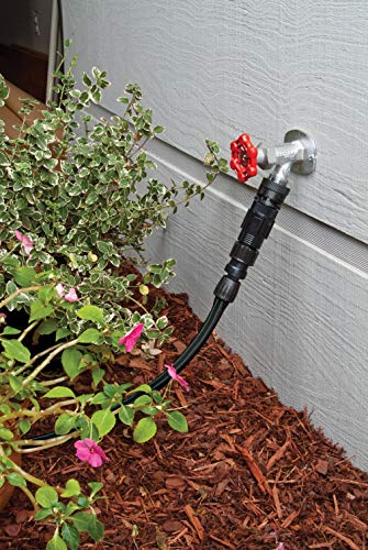 Garden irrigation setup