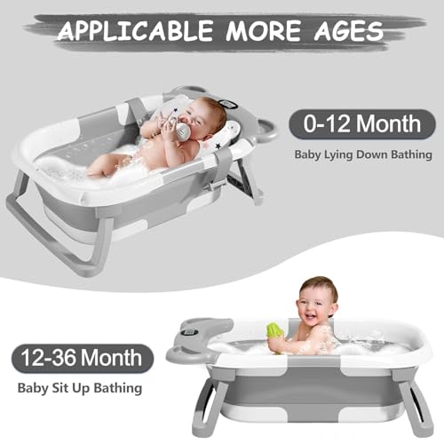 TPN Collapsible Baby Bathtub folded view