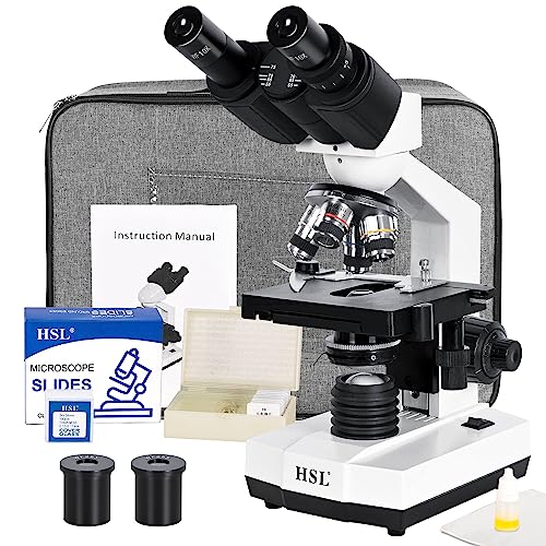 HSL 40x-2500x Binocular Microscope