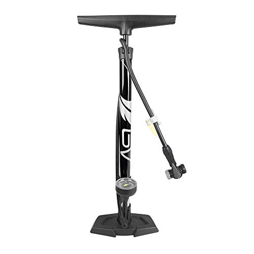 BV Bicycle Pump steel floor pump profile view