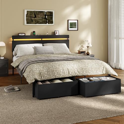 Two under-bed storage drawers