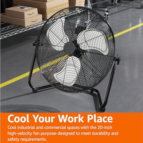 Close up of control settings for Basics floor fan