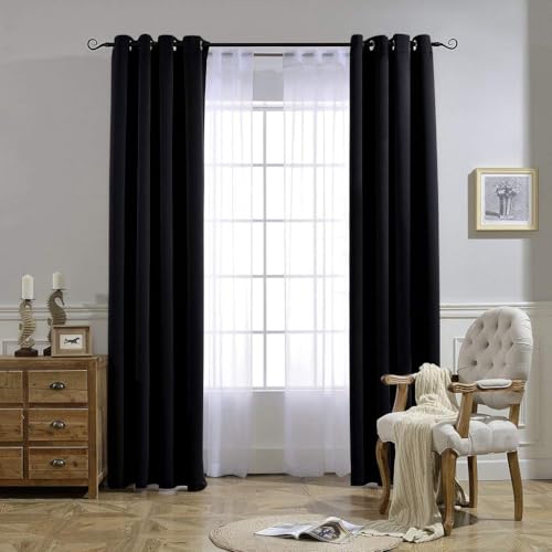 Two panel curtain set display