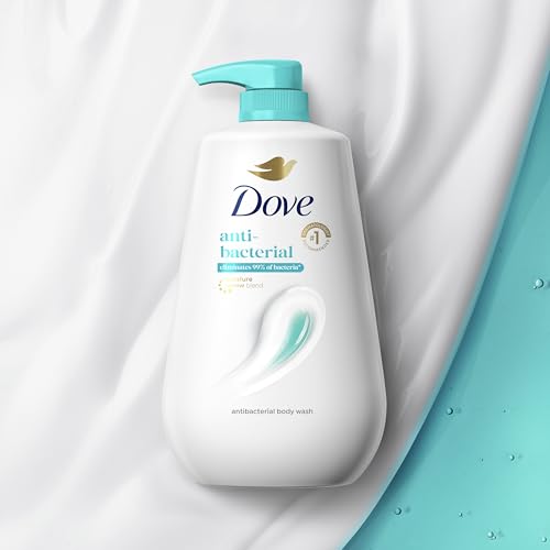 Side view of Dove body wash 30.6 oz container