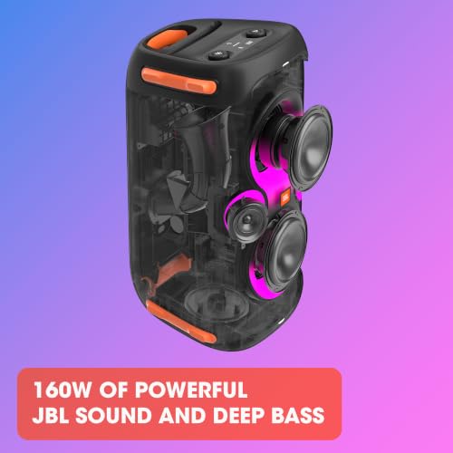 JBL PartyBox 110 rear connection ports
