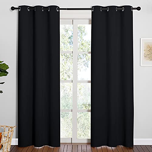 Close up of curtain grommet header