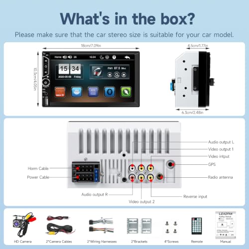 Leadfan X7 audio system with subwoofer output options