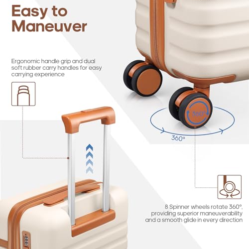 UKEIN travel backpack with luggage handle sleeve