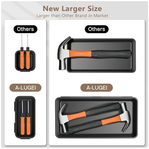 Various sizes of A-LuGei interlocking storage trays