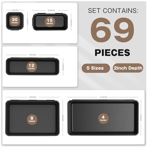 Close up of A-LuGei drawer organizer tray
