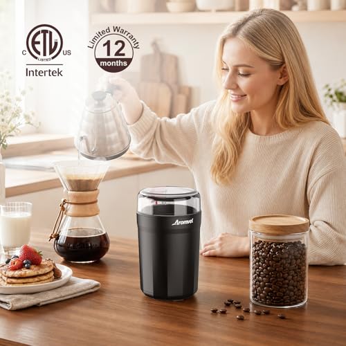 Packaged Aromvel electric coffee grinder components